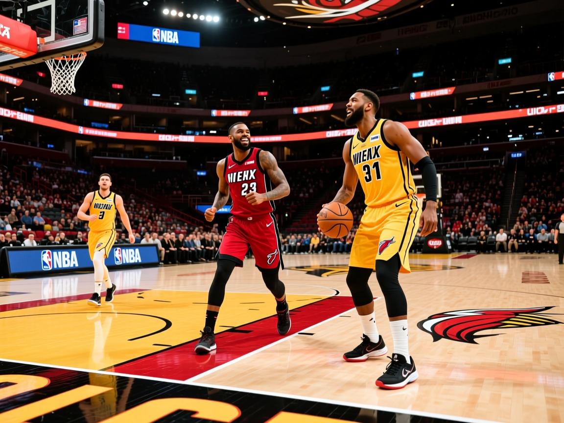 热火队大胜黄蜂队，巩固东部前四位置